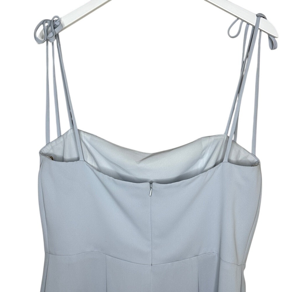 Jenny Yoo Collection‎ Alissa Dress Whisper Blue Matte Georgette Size 18 - Picture 6 of 16